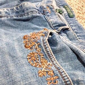 Embellished Blue Jeans
